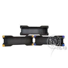 【King Moto】IMODE卡夢框 X2E碳纖維保護框 卡夢支架, 1個, 正鈦飛碟頭(藍色）X4