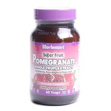 Bluebonnet Super Fruit石榴萃取植物膠囊 無麩質 無糖, 60顆, 1罐