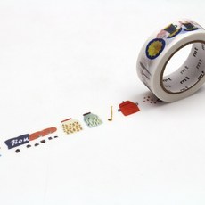 莫莫日貨 mt Journal展 藝術家限定款 和紙膠帶 - 石田敦子 食物 MT01K1637, 1個
