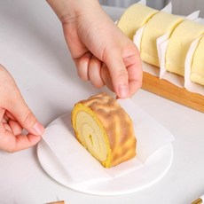 蛋糕卷分隔紙 瑞士捲隔片 方形蛋糕圍邊紙 烘焙裝飾隔油防油西點紙墊, 1個