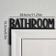 메탈 글자 러브 모던 홈 데코 벽 장식 거실 웨딩 인테리어 철제 벽걸이, Bathroom Door Topper, 01 gold, 01 1개