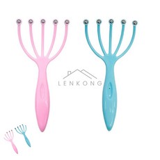 사렌콩 5발 두피 마사지기 머리마사지기 두피마사지 머리마사지기구, 1개