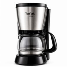 테팔 미니 드립 커피메이커 0.6L CM1108, 메탈블랙