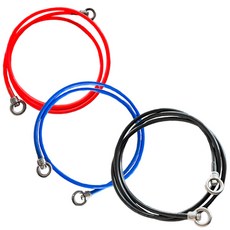 해루질 조과통 우레탄 견인줄 M10, 레드3m
