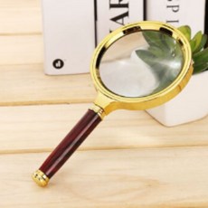 노안용 확대경 독서용 핸디형 메탈 신문읽기 휴대용 돋보기, 1개, 상세페이지 참조