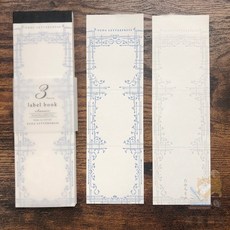 莫莫日貨 日本進口 大枝活版室 活版印刷 便籤本 三圖案雙色易撕線設計 便條紙 (共2款), 1個, 01.寶藍x銀色