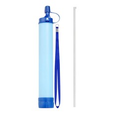 戶外濾水器 生命吸管 直飲淨水器 登山濾水器 野外濾水器 戶外淨水器 緊急濾水器 濾水器 露營用品, 單管+延長管, 1個