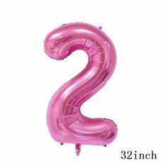 생일 파티 학예회 이벤트 할로윈 용품 심슨 풍선 재미있는 노란색 가족 홈 라텍스 호일 에어 축하 배너 케이크 토퍼 장식 어린이 장난감, 기타, 32inch Number_32