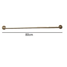 천정 벽걸이 행거 파이프 디스플레이 80cm 블랙 건조대 매장용 랙 길이 옷가게 의류, A. I자형 원형 튜브 길이 80CM, A. 공식 표준, 1개