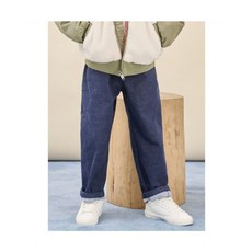 브랜드 빈폴키즈 BEANPOLE KIDS 겨울 기모 데님 팬츠 네이비 BI5X21U01R 694776