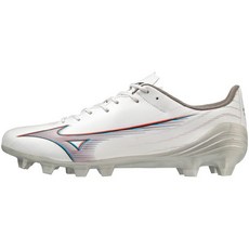 미즈노 축구 스파이크 MIZUNO α 알파 SELECT 27.5 cm 2E 경량 화이트/레드/블루, 1개, 화이트, 1개