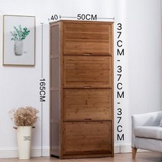 낮은 이불장 침구류 수납장롱 50cm 단 3단 엔틱 펜션형 소형 안방장 보관함, 3. 수납장 50롱4단