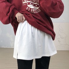 페이크 밴딩 레이어드 티셔츠 LM-0606 ohh+444EJ