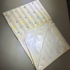 西松屋 隔尿墊 幼稚園 午睡墊 芝麻街 米奇米妮 透氣純棉 防水, 1個, 條紋（隔尿薄款）70×120cm
