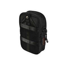 유틸리티 멀티 파우치 몰리 시스템 여행 등산 캠핑 소형 야외활동가방, 블랙