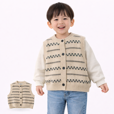 골든래빗 아동용 루즈핏 니트 베스트 오락실