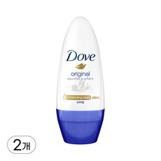 도브 오리지날 롤온 데오드란트, 40ml, 2개