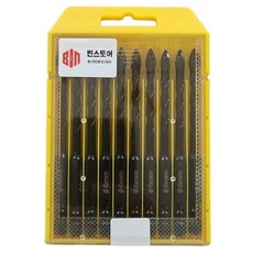 BINSTORE 타일 폴리싱 대리석 타공 만능 드릴 비트 6mm 10개세트, 1세트