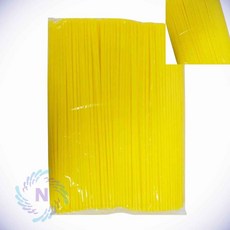 풍선스틱 옐로우 500개 풍선컵X 풍선빨대 풍선막대기