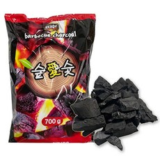숲애숯 구이용 바베큐숯, 700g, 1개