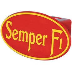 Semper Fi USMC ABS 히치 커버 퀵 락 포함, Semper Fi USMC ABS 히치 커버, 퀵 락