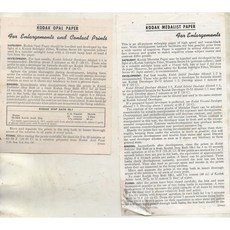 Eastman Kodak Company KODAK 코닥 오팔 페이퍼 메달리스트 확대 논문