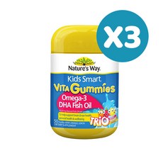 네이쳐스웨이 키즈스마트 비타구미 오메가3 50정X3개, 50정