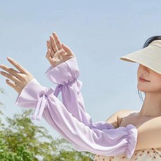 오렌지 마켓 리본 자외선차단 쿨 팔토시 LM-1001520 쿨토시, 스카이