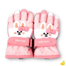 GOS 성창FNG 라인프렌즈 코니 입체페이스 방한장갑 L 유아스키장갑