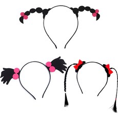 MIIMII PARTY 派對道具頭帶 3入組, 1組, 混色