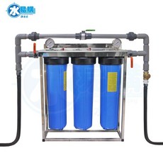 ADD 三道套裝式水塔過濾器 20吋不鏽鋼腳架 1英吋進出, 詳見包裝, 詳見包裝, ADD三道套裝式水塔過濾器1英吋進出,空機不含濾心