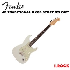 FENDER JAPAN TRADITIONAL II 60S STRAT RW OWT 電吉他，玫瑰木指板，奧林匹克白，日產高品質保證, 1個