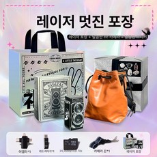 복고 미러리스 고화질 입문용 전후면 브이로그 듀얼 셀카, 1개, 쿨 포장 A