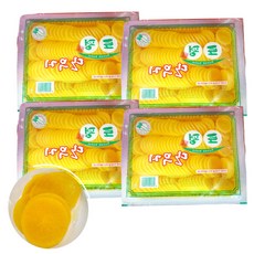동그란 온달 단무지 3kgx4 대용량 얇게 자른 슬라이스 반찬 분식 양식 식당 음식점 업소용, 3kg, 4개