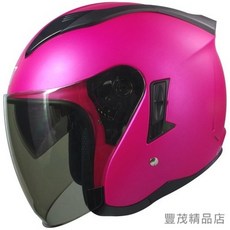 GP-5 223 3/4罩 安全帽 內墨鏡, 消光桃紅,註明尺寸