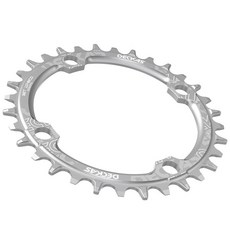 DECKAS 104BCD 單盤 山地自行車 圓盤, 1個, 银色,圆盘32T