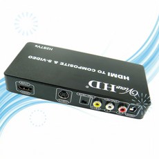 ViewHD HDMI 선택기 셀렉터 to TV 컴포지트 RCA AV S 비디오 컨버터 포함 MS