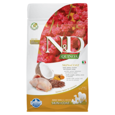 法米納 Farmina ND 藜麥無穀機能犬糧 皮膚毛髮保健 鵪鶉椰子配方 800g 小顆粒, 1包