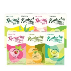 티젠 콤부차 7종(매실+청귤+스트로베리+샤인머스캣+파인애플+피치+레몬), 70개, 5g