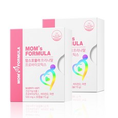 맘스포뮬러 프리나탈 프로바이오틱스 임산부 수유부 유산균, 2개, 30회분