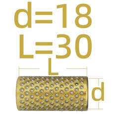 銅合金滾珠套膠 滾珠保持架 導柱導套用外導柱, 1個, Φ18*30-3mm鋼球