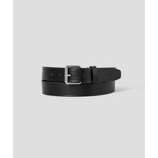 빈폴 BEANPOLE ACCESSORY 통가죽 슬림 라운드 버클 벨트 블랙BE5782M835 108391