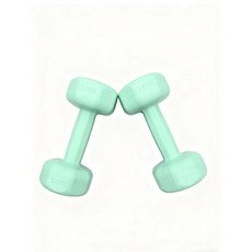 가정용 핸드 웨이트 1.5kg(3.3파운드) 덤벨 2-2가지 색상 옵션 세트 미끄럼 방지 및 말림 방지 (그린), 가정용 핸드 웨이트 1.5kg(3.3파운드) 덤벨 2-