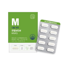 한삼인 나를 위한 관절MSM&NAG 108g + 쇼핑백, 90정, 1개