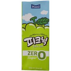 매일유업 피크닉 제로 청포도, 200ml, 7개