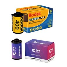 KODAK 柯達 電影Ultramax 400 36切割 +Kent僅400 36剪，顏色和黑白膠片套組