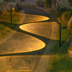 KELAKE 태양광 정원등 태양열 조명 LED 잔디등 스포트라이트 수목투사등 1개, 블랙