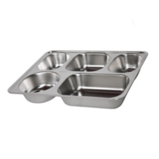 데이브렉 깊은홈 스텐식판5칸, 기본, 2개