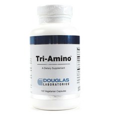DOUGLAS LABORATORIES 三氨基素食膠囊無糖無麩質, 1個, 100 件