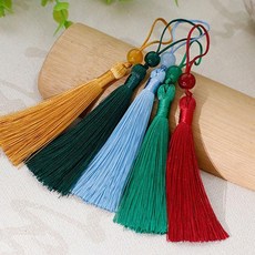 DUGNMARKT 구슬 장식 미니 노리개 장신구 전통 수술 선물 포장 소품 만들기, 검정색(l)